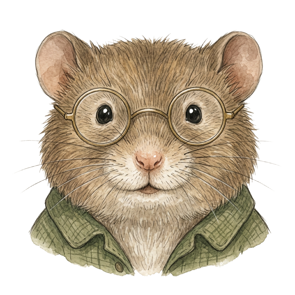 Voleio's spectacled vole mascot